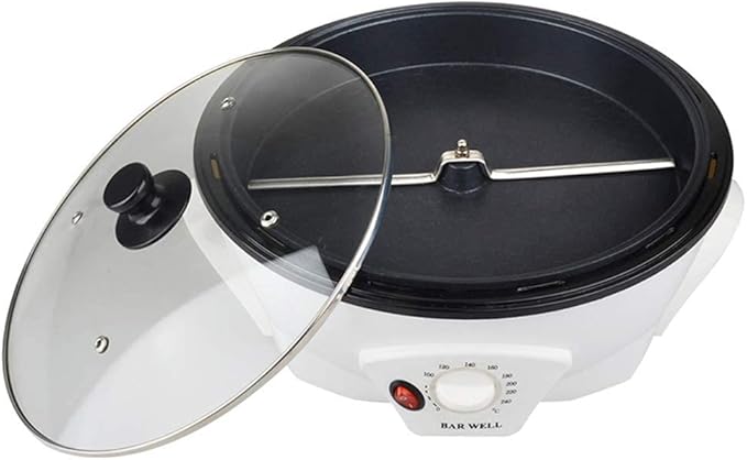TOPCHANCES Coffee Bean Roaster Machine800g 1200W Automatic Electric Coffee Bean Baker Coffee Baking Machine Peanut Bean Roaster for Cafe Shope Home -110V