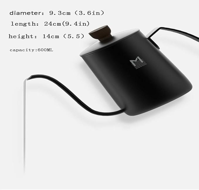 HASMI Coffee Kettle Coffee Machine Set Coffee Filter Cup Appliance With Black Ceramic Filter Cup And Manual Coffee Pot Fine Filter Cup Glass Dripping Kettle Coffee Maker Dingzhebo2022