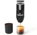 AUNMAS Portable Coffee Machine Travel Car Espresso Maker Handheld Coffee Maker Manually Operated for Camping Hiking Electric Espresso Machine Compatible for Capsules