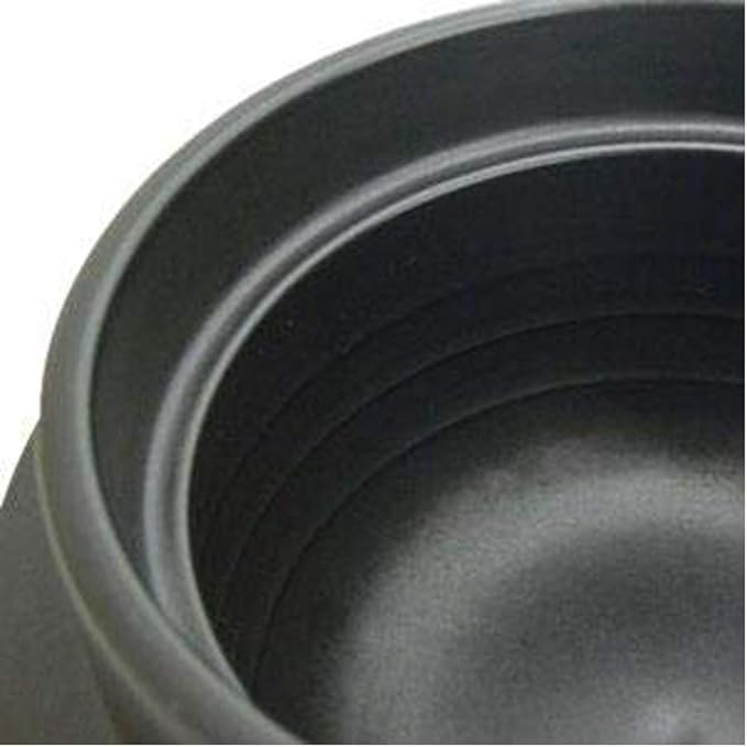 Japanese Rice Cooker Donabe Clay Pot Set 3 Go (3 Cups) Includes Hinoki Rice Scoop