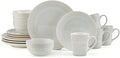 Pfaltzgraff Vera 16 Piece Dinnerware Set Service for 4 Cream