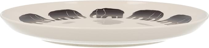 Finlayson FIN140-95 Elephanty Pattern Large Plate Pasta Plate Trio 3 Pieces Gift Dinnerware Set Diameter 8.5 inches (21.5 cm) Miscellaneous Goods Scandinavian Tableware Women's Present