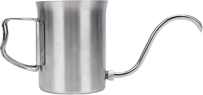 Coffee Maker Foldable Stainless Steel Pour Over Dripper with 2 Outdoor Cups Perfect for Camping Trips