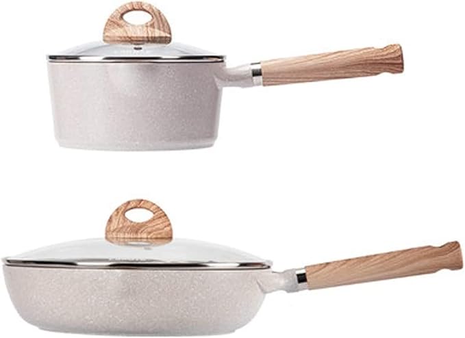 Cookware Set Non Stick Pan Frying Pan Wok Milk Pot Induction Cooker Pot Hotpot Kitchen Cooking Pot Set Saucepan Soup Pot