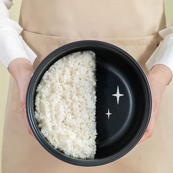 3L Smart Preset Rice Cooker Automatic Keep Warm Compact and Portable 600W Non-stick Inner Pot