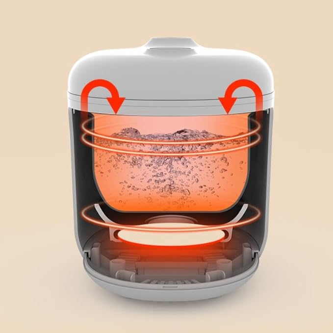 Electric Rice Cooker Small for Person Mini for Travel Portable