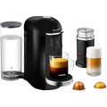 Nespresso Vertuo Plus Deluxe Coffee and Espresso Maker by Breville Piano Black with Aeroccino Milk Frother