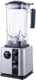 Fully Automatic Smoothie Machine Multi-Functional Home Kitchen Blender Commercial Ice Crusher with 2.2L Large Capacity Glass Jug Mixer for Kitchen Milk Tea Coffee Dessert Leisure Shop B