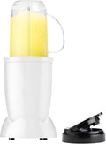 4-Piece White Personal Blender 250W High-Torque 16oz Cup with Stainless Steel Cross Blade &amp To-Go Lid Dishwasher Safe Compact Blender for Smoothies Salsas Dips Cocktails 2026 New Kitchen Essent