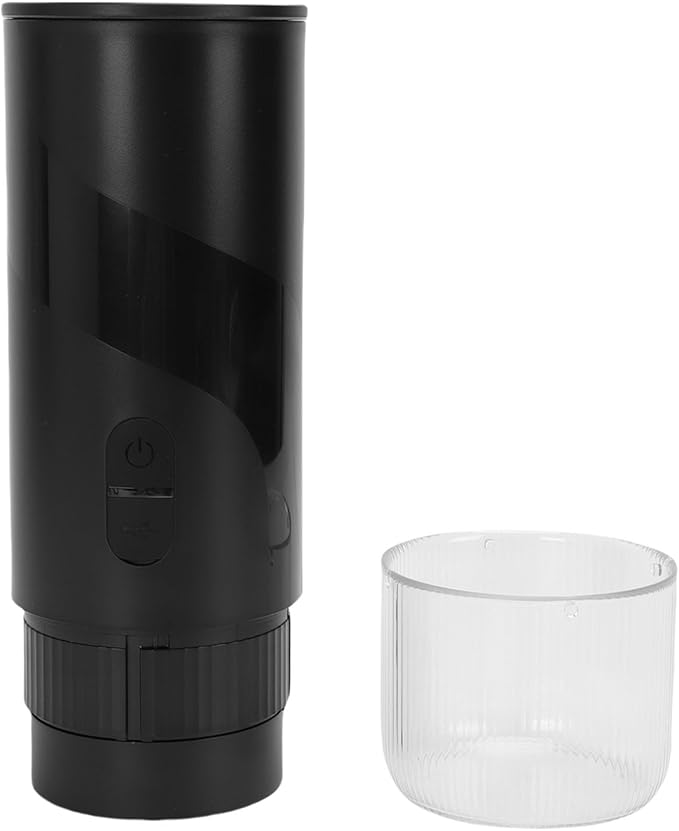 Asixxsix Portable Coffee Maker 20 Bar Machine with Dual Mode Ground Coffee Capsule Rechargeable Battery Travel Maker for Camping Car