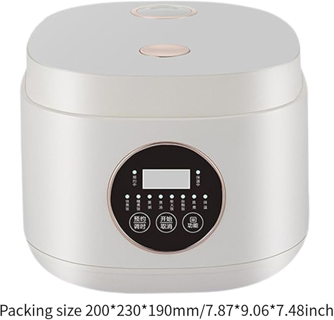 Digital Rice Cooker Slow Cooker Auto Keep Warm Portable 7 Cooking Function Rice Cooking Pot for Dumpling Cooking Pasta Soup