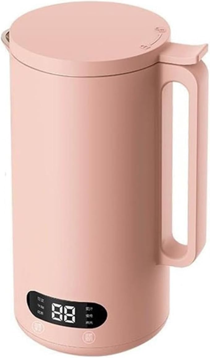110V&amp220V Home Appliance Wall Breaker Household No-Soaking and No-Filtering Beans Multifunctional Soy Milk Machine MixerPink
