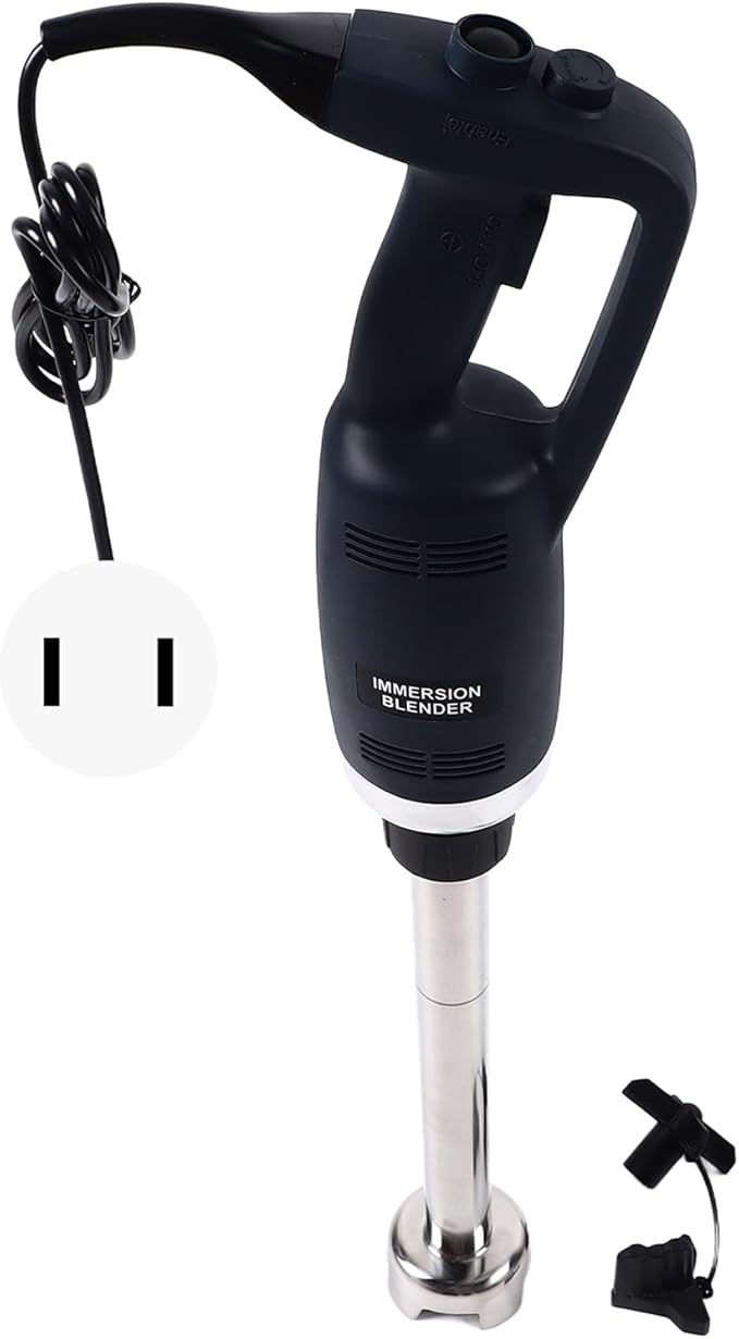 Immersion Blender 750W 100L Stainless Steel with 400mm Detachable Blade Adjustable Speed Electric Stick Mixer for Kitchen Baby Food Sauces (US Plug 110V)