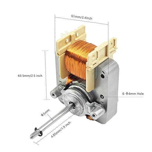 EAU61865301 Oven Convection Fan Motor Fit for LG Range Replace EAU60722701