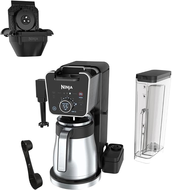 Ninja CFP305 DualBrew Pro Specialty 12-Cup Drip Coffee Maker Thermal Carafe (Renewed)