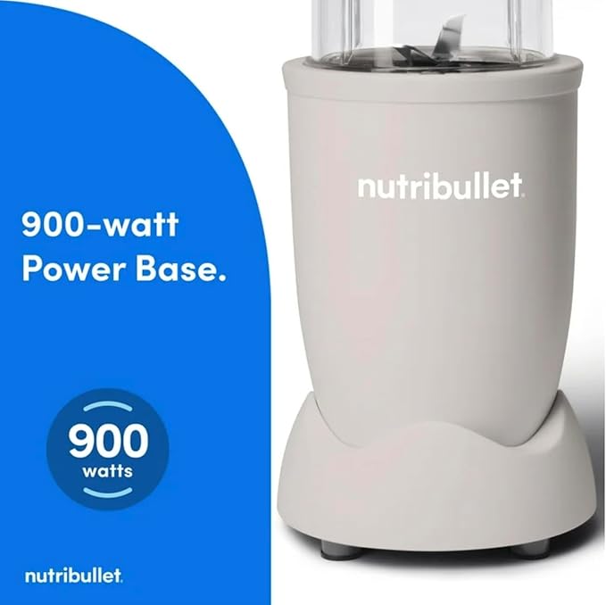 NutriBullet Pro 900W Personal Blender Single Serve 32 oz Cup Matte Linen