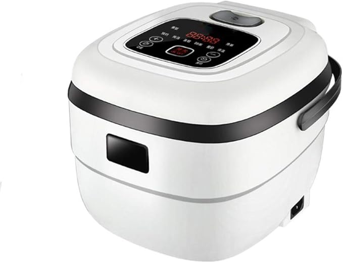 2.5L Intelligent Electric Rice Cooker - Mini Food Steamer Yogurt Machine Cake Maker for 1-4 People 24H AppointmentWhite
