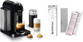 Nespresso Vertuo Coffee and Espresso Maker by Breville Matte Black with Aeroccino Milk Frother Descaling Kit