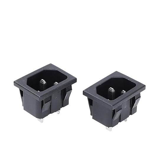 Socket Switch S-03-12 Three-pin Vertical AC Socket Pin-Shaped Rice Cooker Electric Kettle Household Appliance Switch