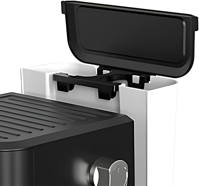 Aeomjk Electric Coffee Machine with Milk Frothing System 20Bar Mini Coffee Maker with Portafilter and Visual Single and Double Serve 1.6Qt Water Tank for Latte Espresso Cappuccino