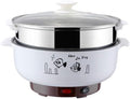 Cooking Pot Non-Stick Anti-Scratch Pan Electric Cooker-Multifunction Electric Cooker Skillet Wok Electric Hot Pot For Cook(L)