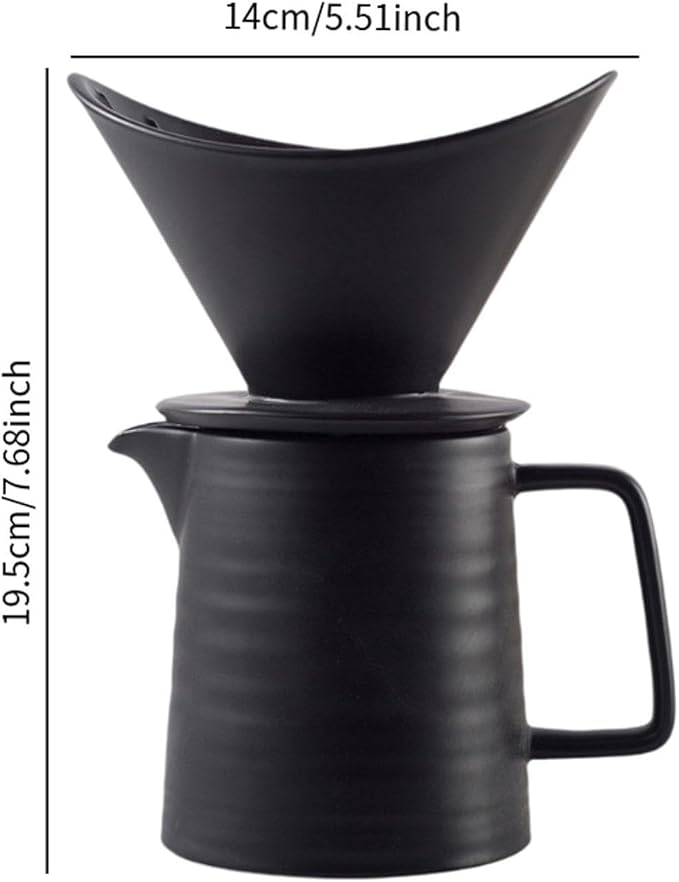 Pour Over Coffee Maker SetCoffee DripperCoffee ServerReusableCoffee BrewerHandmade for CafeHome