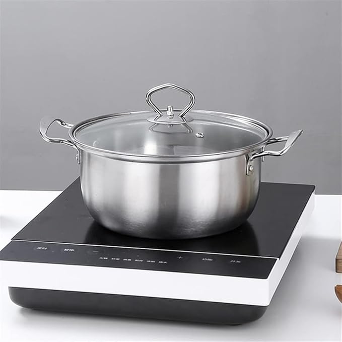 Kitchen Cooking Sets 2 Pcs Cooking Pot Stainless Steel Pot Milk Soup Pot Cooker Kitchen Cookware Cookware Sets