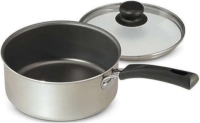9-Piece Non-Stick Cookware Set Champagne - Complete Pots and Pans Kit for Home Kitchen Easy to Clean &amp Heat Evenly
