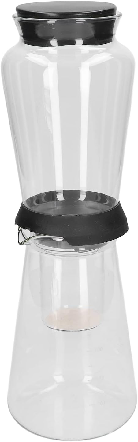 MAVIS LAVEN Ice Cold Brew Dripper 900ml Chilled Coffee Maker for Home and Kitchen Extract More with Slow Cold Water Soaking Smoother Taste without Filtration