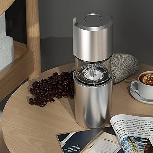 Portable Coffee Maker Multifunction Mini Electric Espresso Grinder Machine Stainless Steel Rechargeable