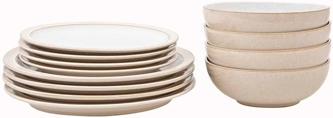 Denby Elements 12 Piece Dinner Set Beige