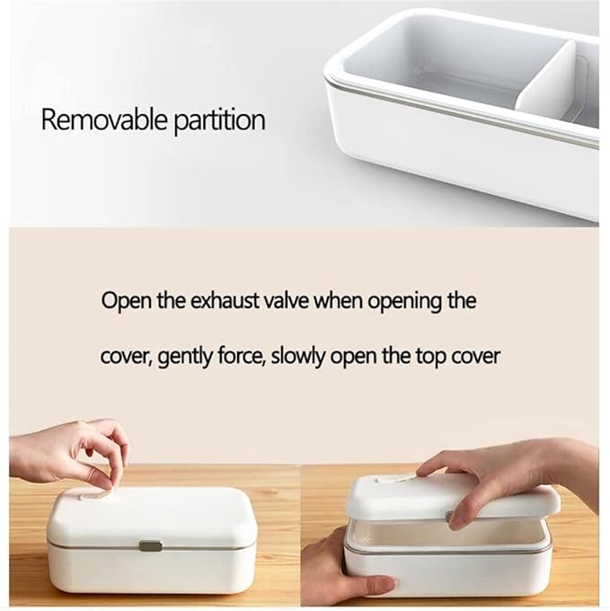 Electric Rice Cooker Food Warmer Portable Waterless Constant Temperature Heating Box Preservation Pot