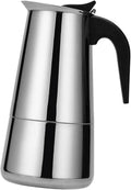 Stainless Steel Coffee Pot Food-grade Electric Coffee Maker for Stovetop Brewing Capacity for Home and Travel Rapid Brewing for Delicious Espresso Lattes and More