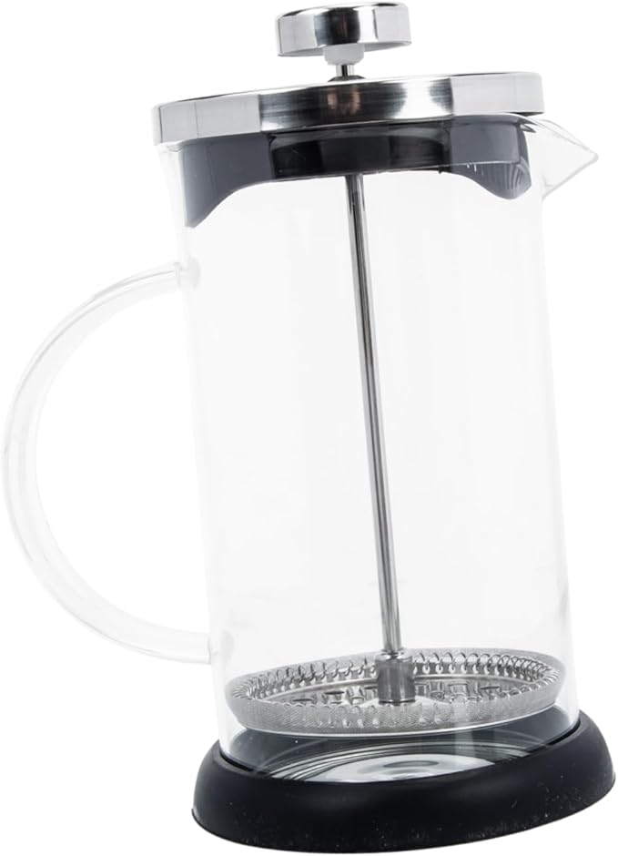 Household Coffee Press Sturdy Manual Coffee Pot with Glass Teapot Coffee Maker for Home Brewing and Milk Frothing Housewarming present