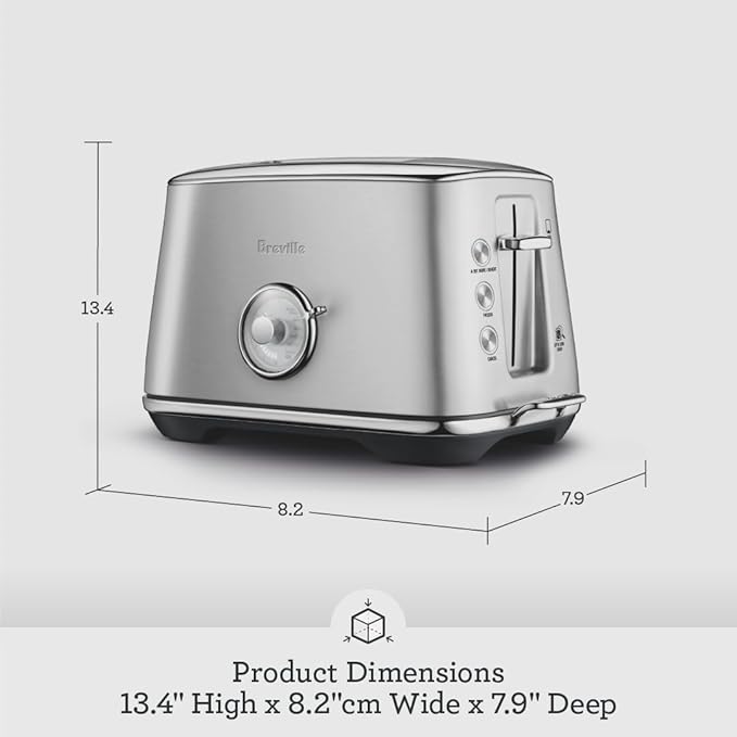 Breville BTA735BST Toast Select Luxe Kitchen Toaster 2 Slice Black Stainless Steel