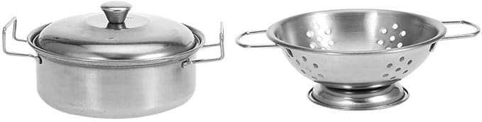 16/18/25pcs Stainless Steel Cookware Set Saucepan Lids Pot Cooking Kitchen(16 pieces)