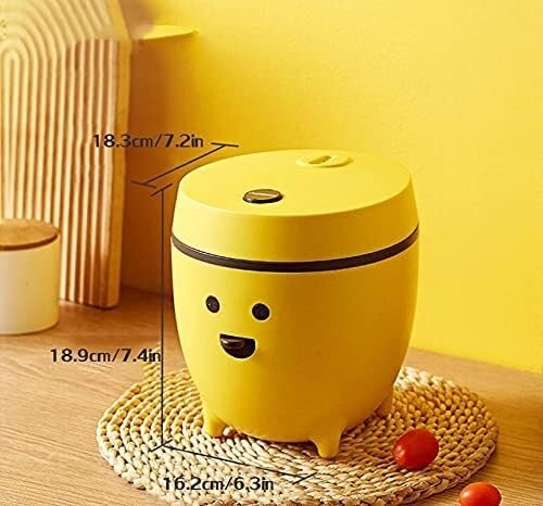 Portable rice cookerMini Rice Cooker Steamer Portable Travel Steamer with Removable Nonstick Pot Keep Warmm for 1-2 People for Cooking Rice Stews Oatmeal etc