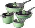Cookware Kit Kitchen Non-stick Pot Set Camping Multi-function Rice Cooker Milk Pot Cookware Set With Lid Induction Cooker Pot Kitchen Utensils (Color : A Size A