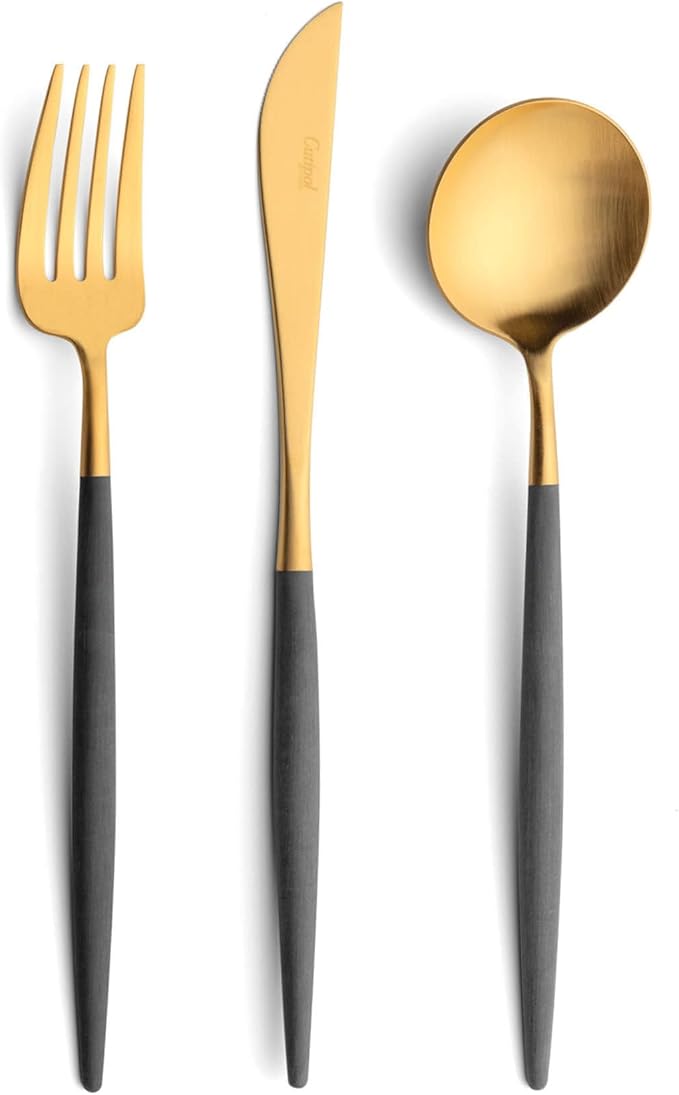 Cutipol GOA Gray Gold Dinner Set 6 Pieces