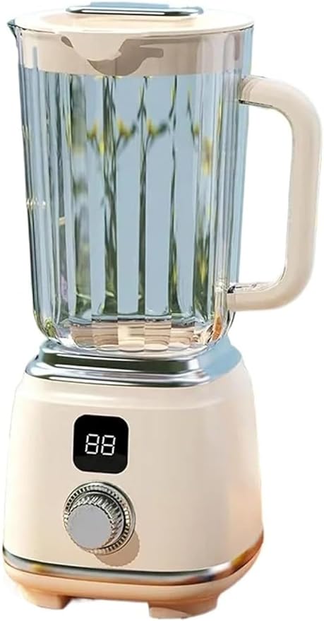 Juicer Machine Rechargeable Household Juice Blender 600ml 10-Blade 304 Stainless Steel 3000mAh Rechargeable Battery 2 Speed to Makes Juice Nut Milk &amp Sorbet (White)