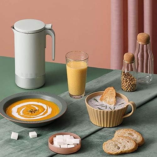 Soymilk Machine Automatic Mini Electric Heating Soya-Bean Milk Juicer Stir Rice Paste Maker Filter-free 350ml(D)