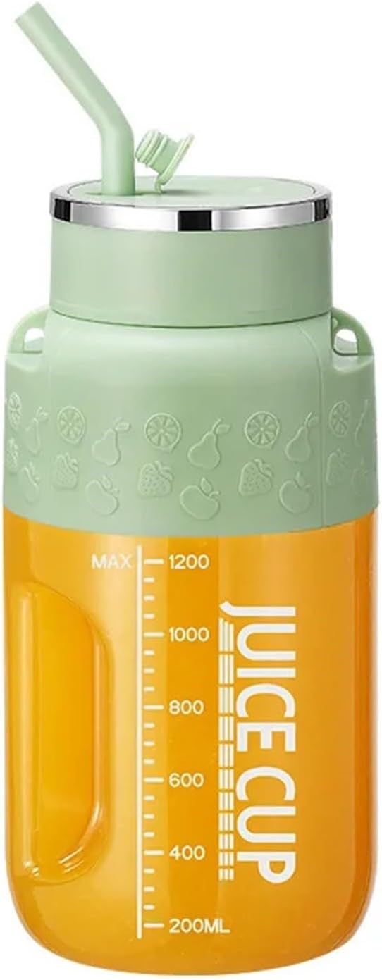 Fit for 1200ml Portable Electric Fruit Juicer with 14 Blades - USB Rechargeable Sports Bottle Mixer for Shakes and Smoothies(3)