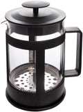 Any Morning Large French Press Coffee Maker Coffee Maker French Press 34 oz Coffee Press Glass French Press For Tea and Travel 16 Cup Coffee Maker For Camping 16 Espresso Cups 34 Oz Black