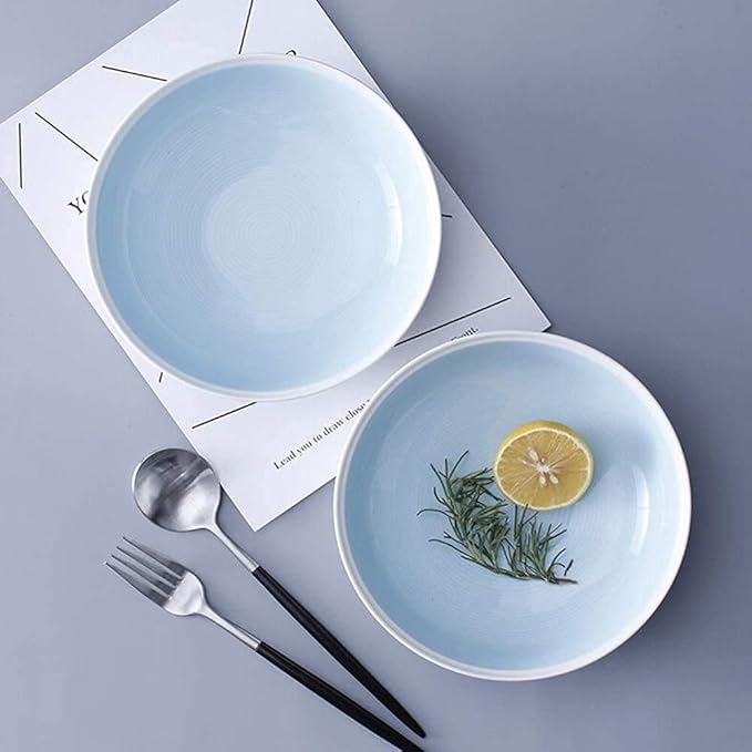 Dinnerware Sets - Luxury Gift Dishes Service Set Ceramic Dinnerware Set Plates/Bowls/Dish 12-Piece Japanese Tableware Porcelain Combination Set Family Party Restaurant