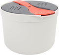 Microwave Rice Cooker Steamer Microwave Rice Steamer Portable Microwave Vegetables Cooker for Rice and Vegetables