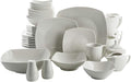 Gibson Home Zen Buffetware 39 Piece Dinnerware Set  White