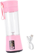 380ml Portable Fruit Mixer Juicer Machine Small Pink Blender Cup Random Style