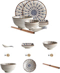 Elegant Dinnerware Set Dinner Plates Bowls Set Reactive Glaze Dinnerware Set Plates Dishes Bowls Best For Indoor And Outdoor PartyC
