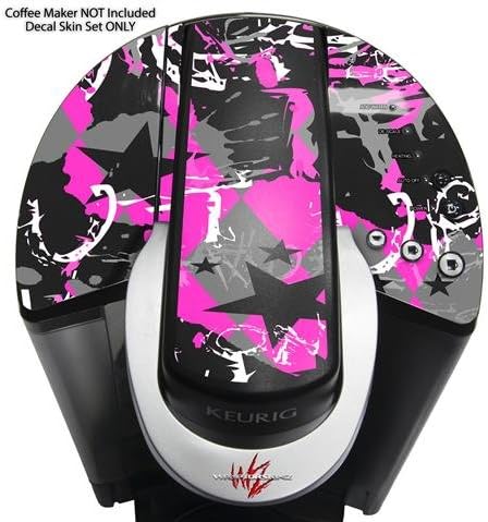 Decal Style Vinyl Skin compatible with Keurig K40 Elite Coffee Makers SceneKid Pink (COFFEE MAKER NOT INCLUDED)