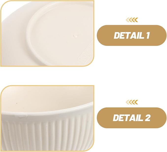 Ciieeo 18pcs Dinnerware Set Reusable Plates and Bowls Sets for 6 Unbreakable Plates Dishes Bowl Cup Dishwasher and Microwave Safe
